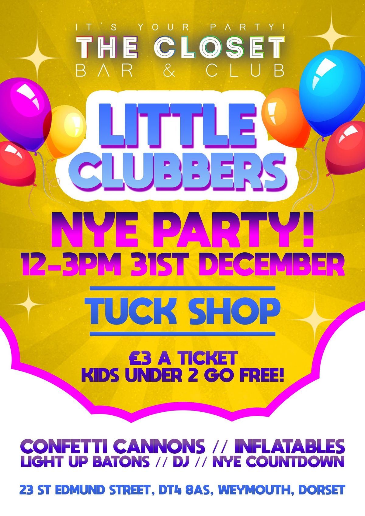 Little Clubbers - NYE Party!!