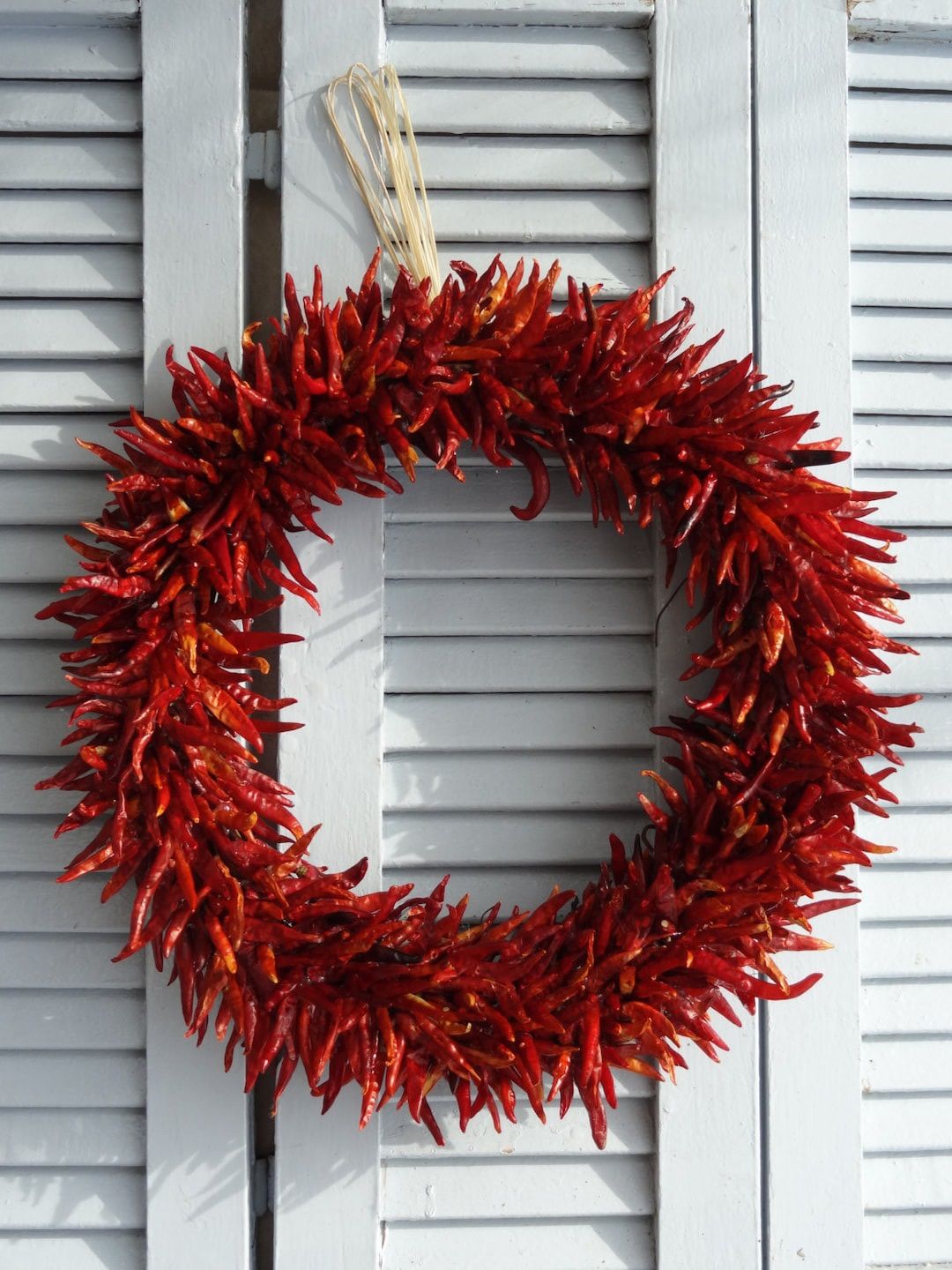 Hot pepper ristras wreath course 