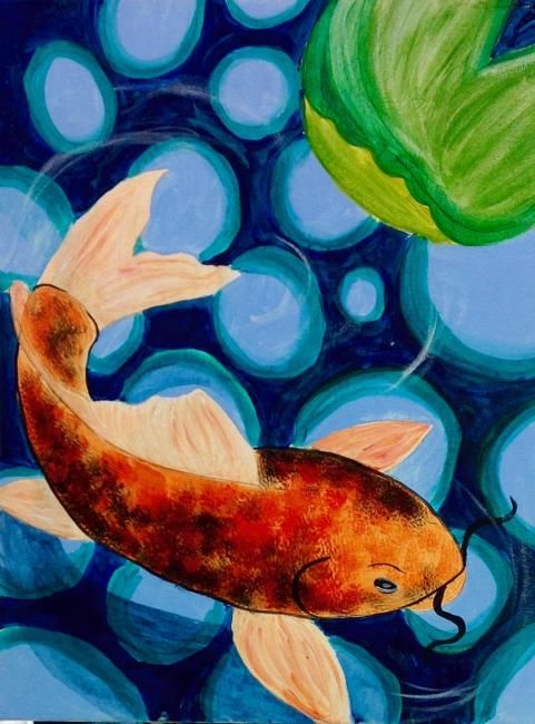 Koi Fish - Canvas Paint & Sip Class