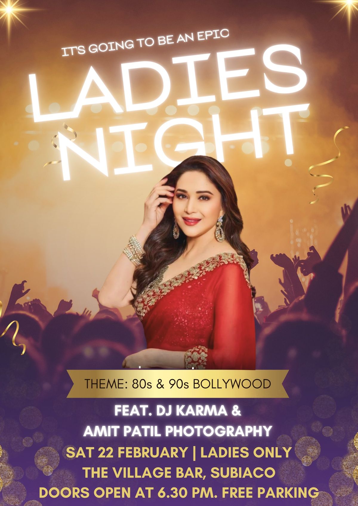 Ladies Epic Night: 80s and 90s Bollywood