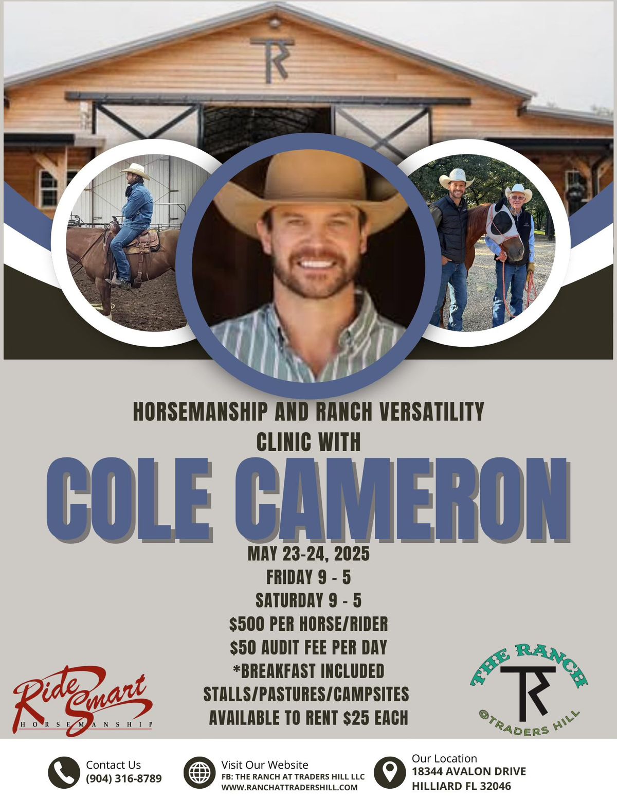 Cole Cameron Horsemanship & Ranch Versatility Clinic