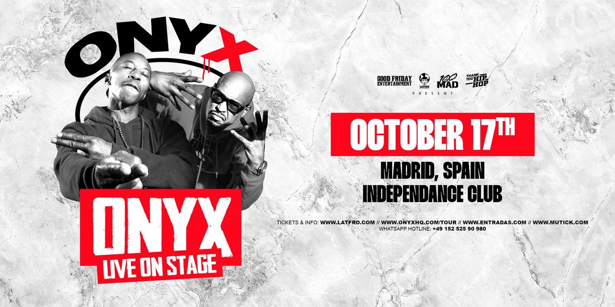 ONYX Live in Madrid