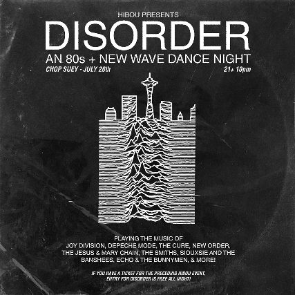 DISORDER: An 80s + New Wave Dance Night