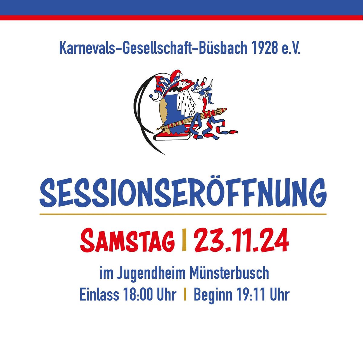 Sessionser\u00f6ffnung 2023\/24