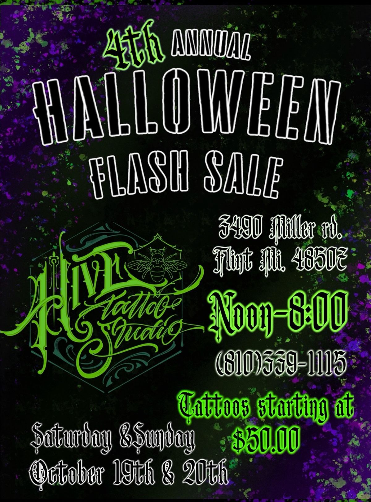 4th Annual Halloween Flash Event