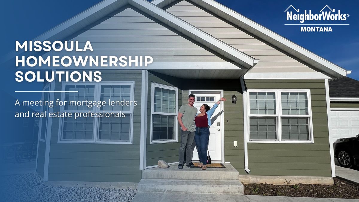 Missoula Homeownership Solutions Presentation