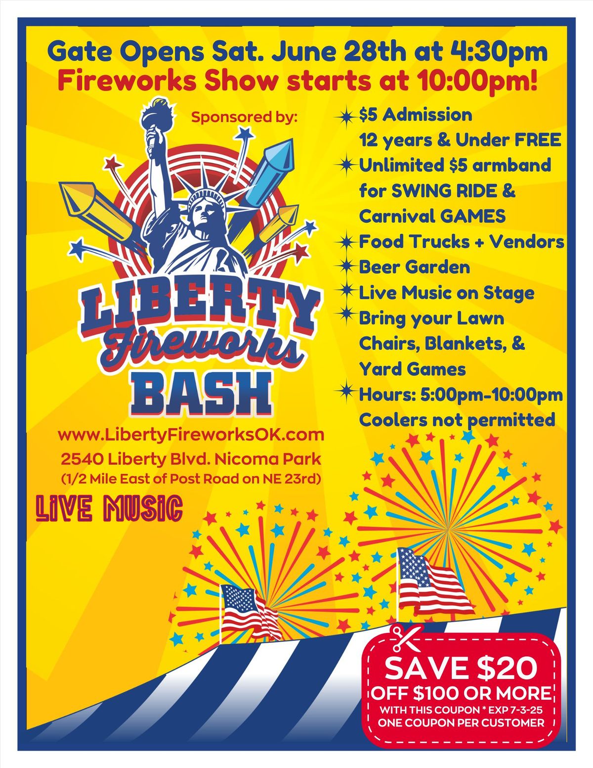 LIBERTY FIREWORKS BASH 2025