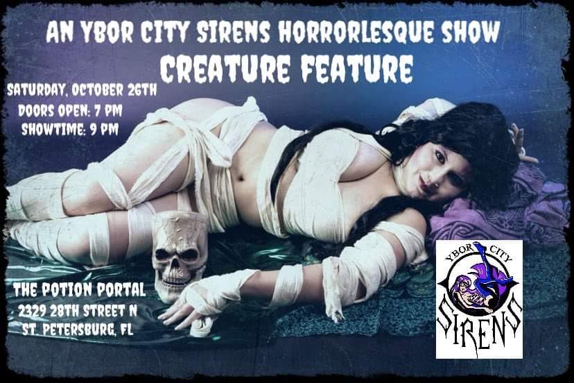 Ybor City Sirens present Creature Feature Horrorlesque