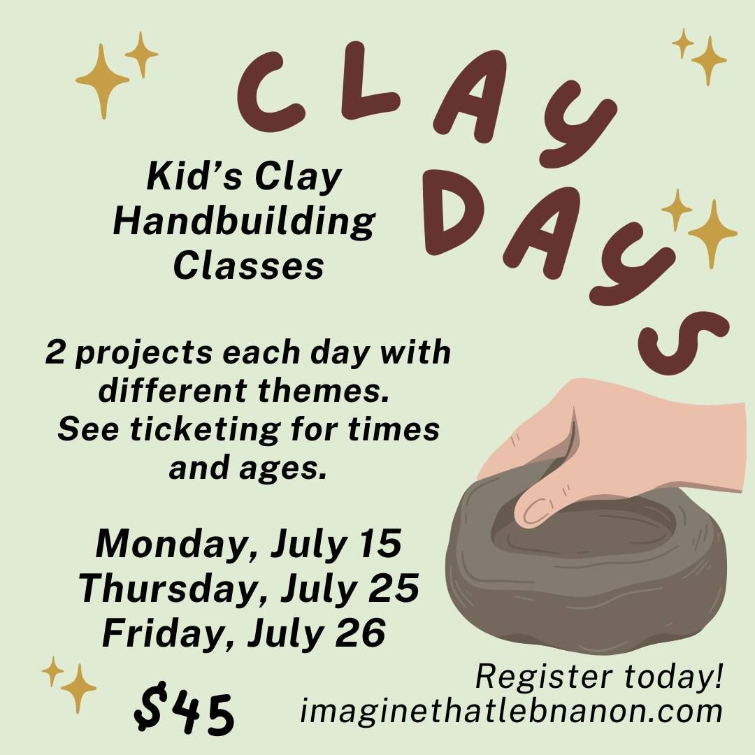 Kids' Clay Days!