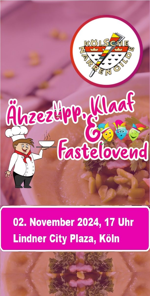 \u00c4hzezupp, Klaaf un Fastelovend - Echt K\u00f6lsche Sitzung