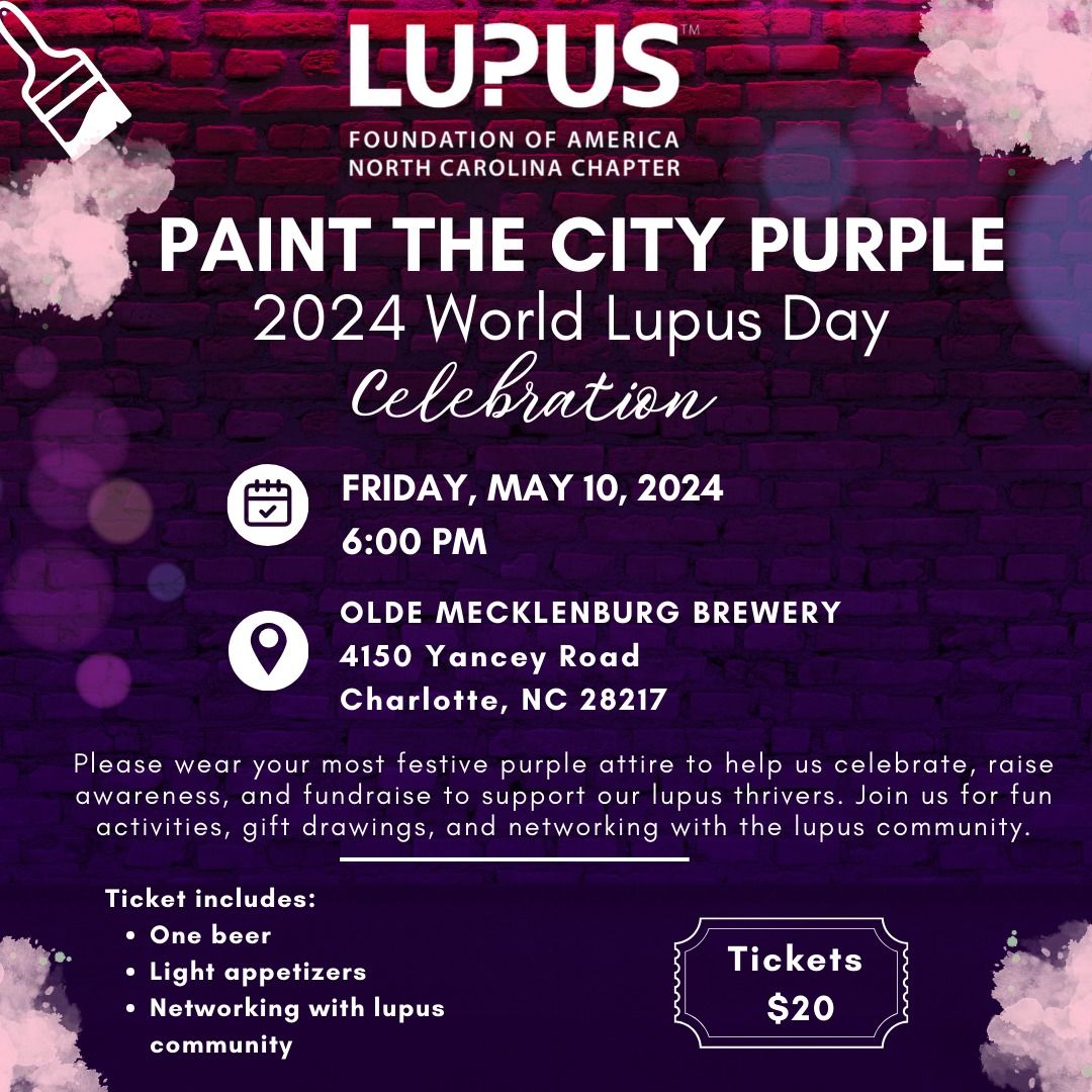 Paint the City Purple-2024 World Lupus Day Celebration