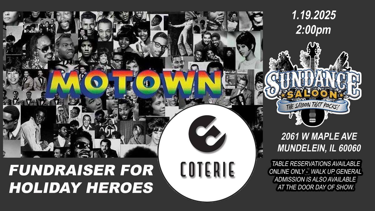 Coterie Motown for Holiday Heroes