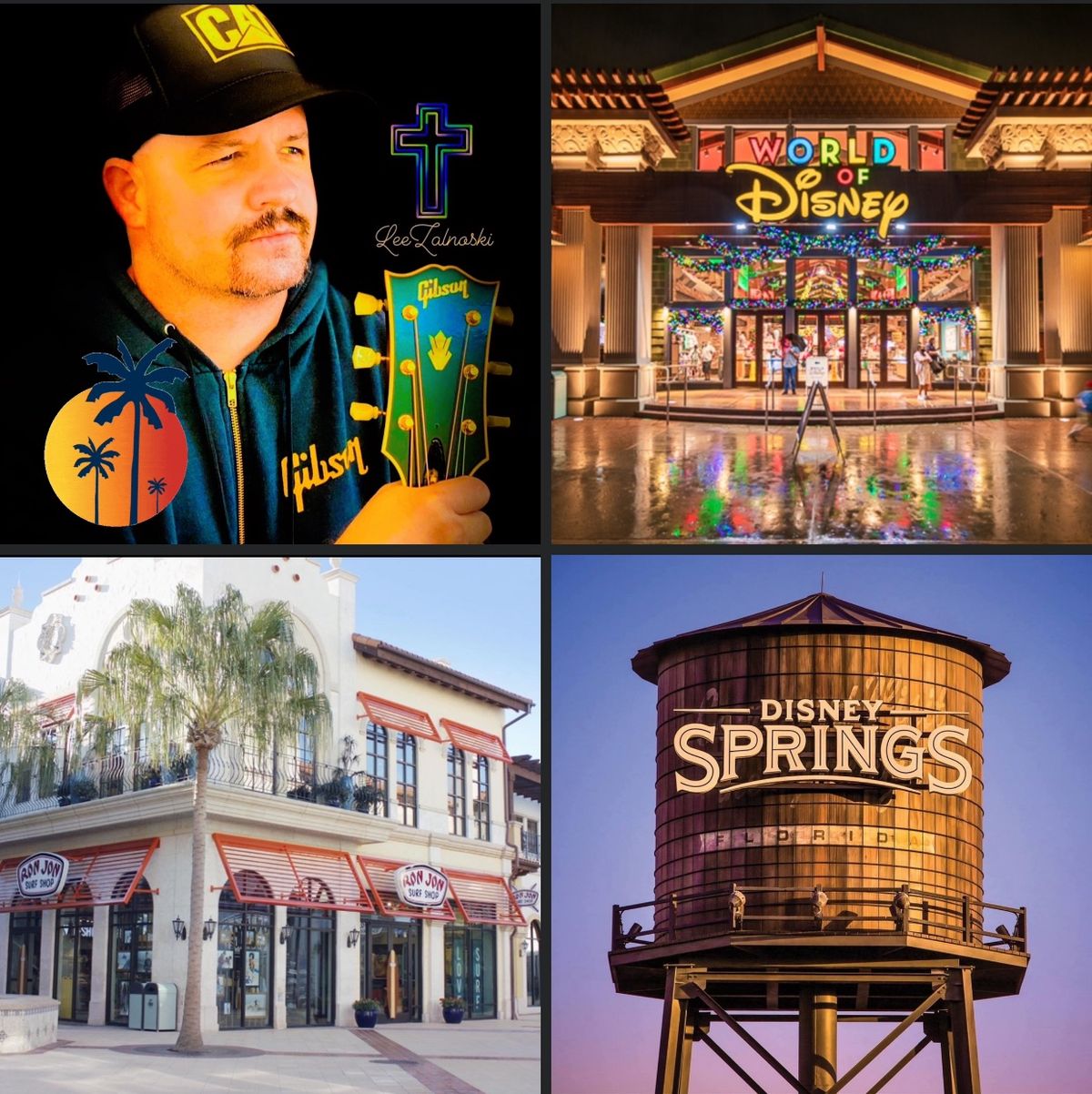 Lee Zalnoski live @ Disney Springs Orlando Florida Ron Jon\u2019s Surf Shop June 30th 12-4pm
