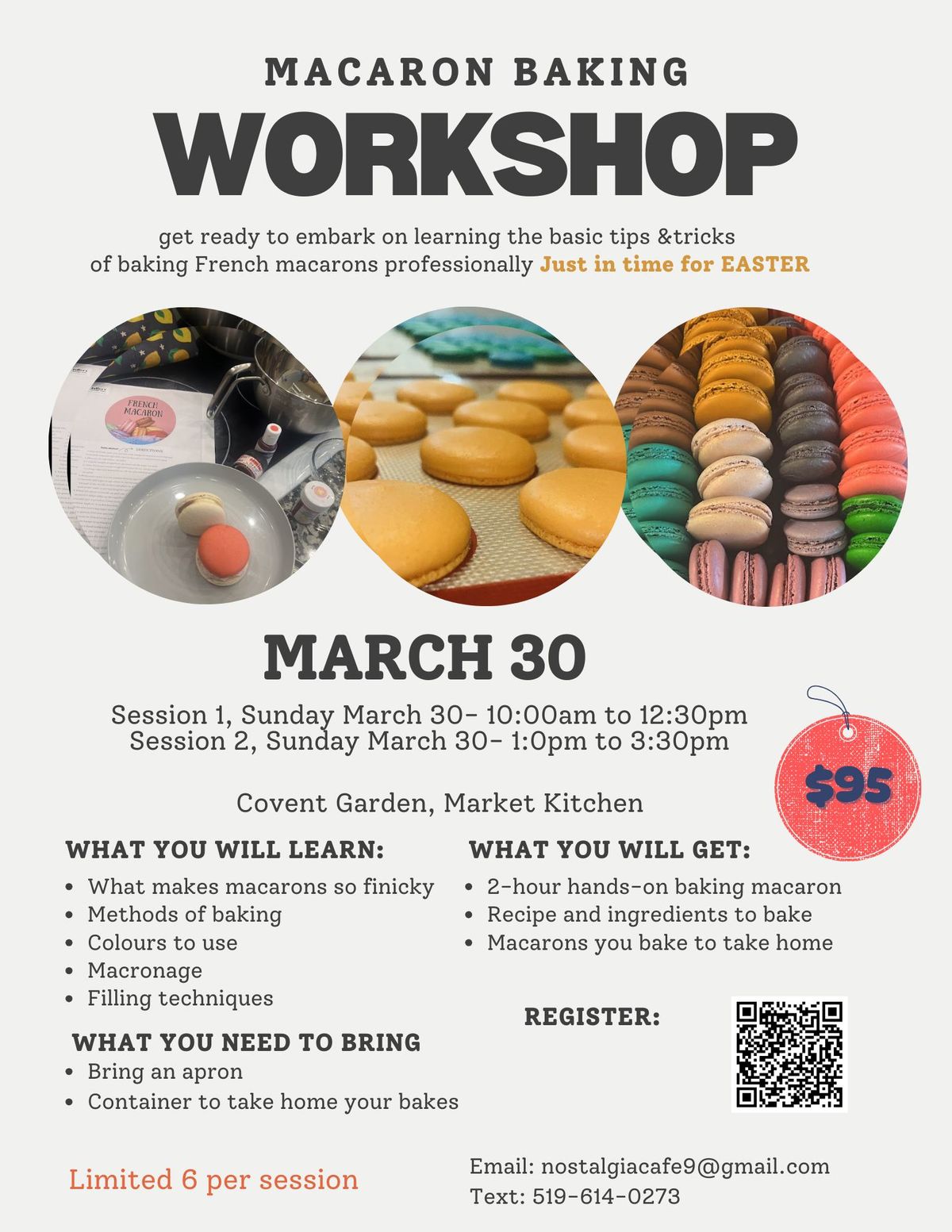 Macaron Baking Workshop \u2013 Just in Time for Easter!