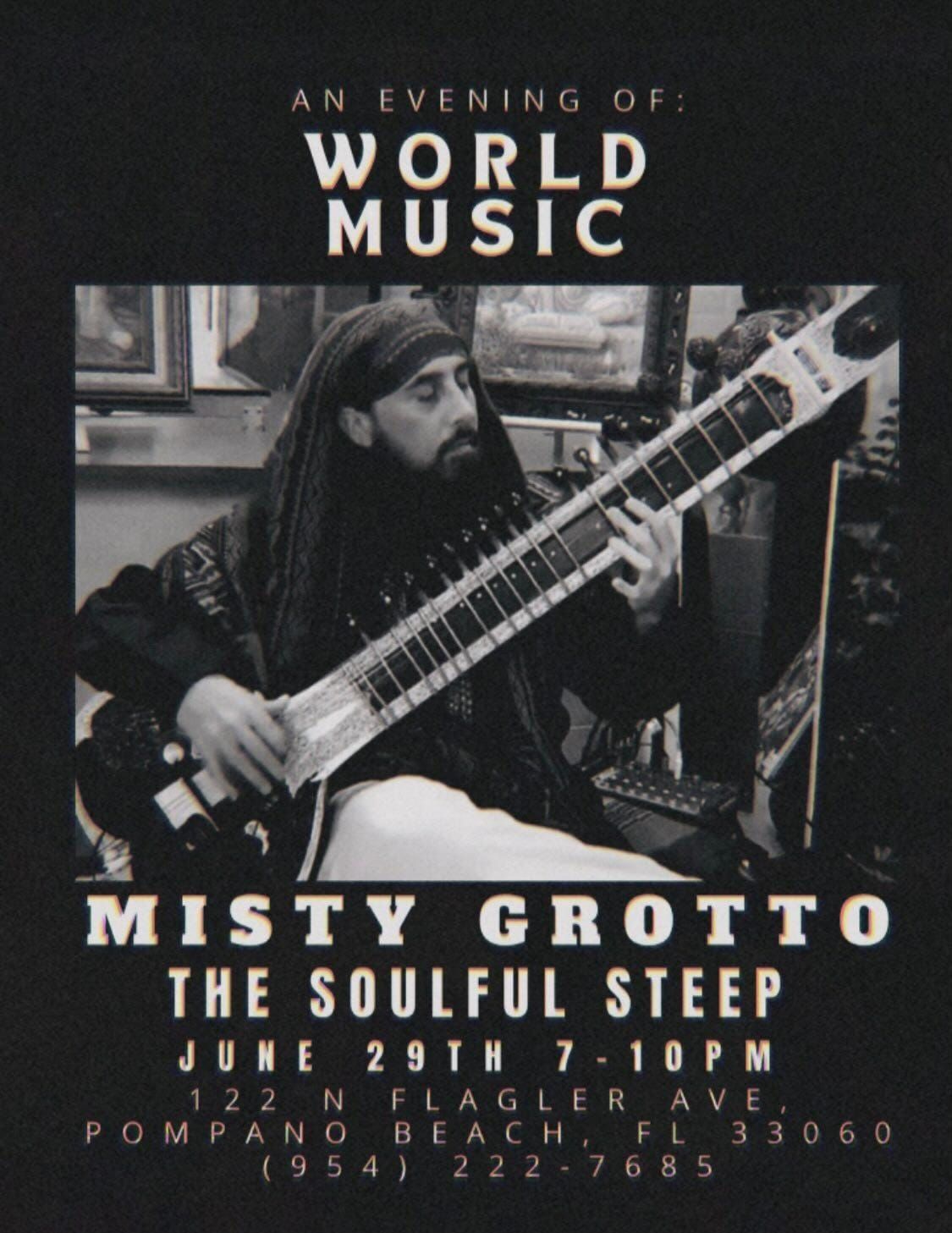 Misty Grotto performing LIVE and Reiki in Salt Cave 