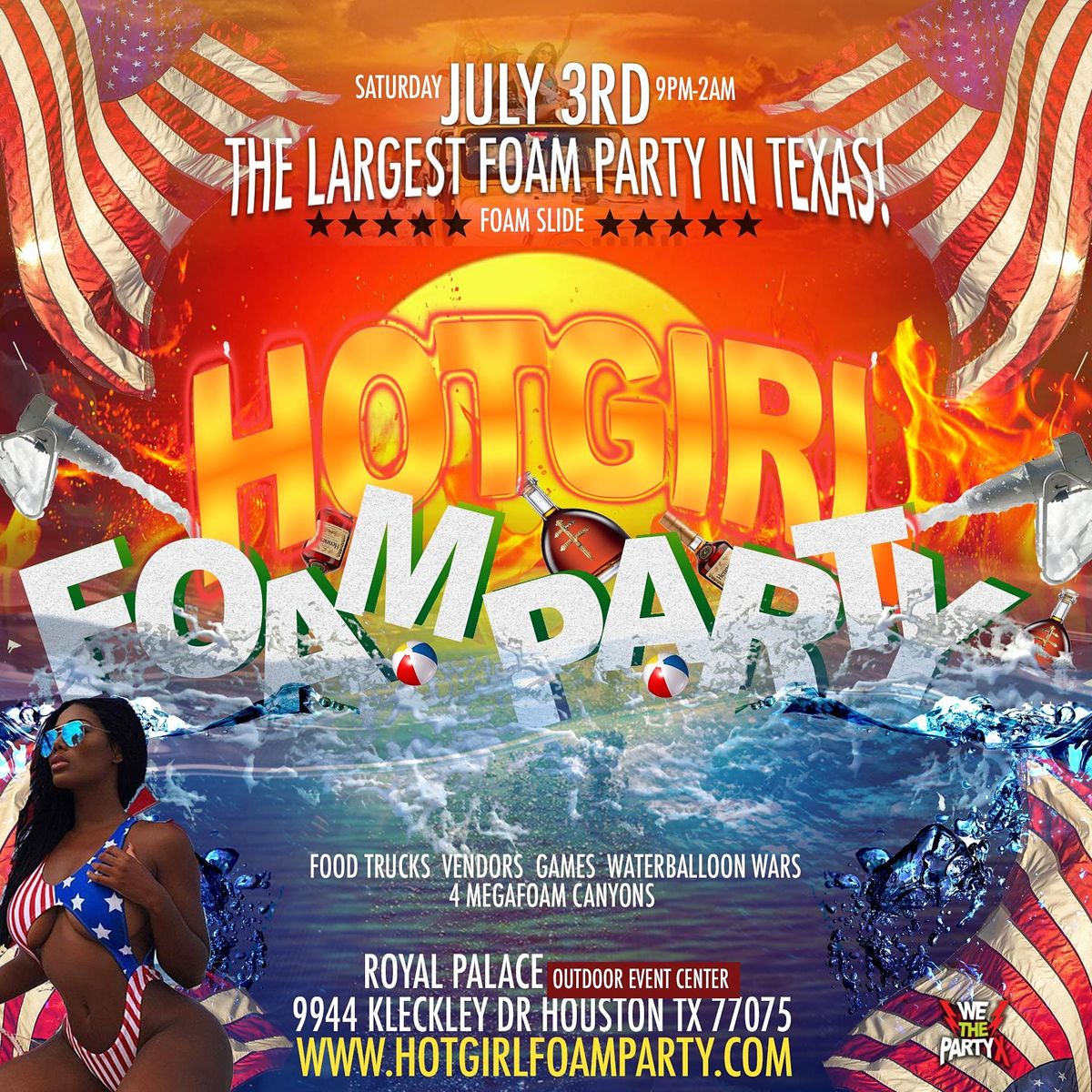 HotGirl FoamParty The Largest Foam Party In Texas!