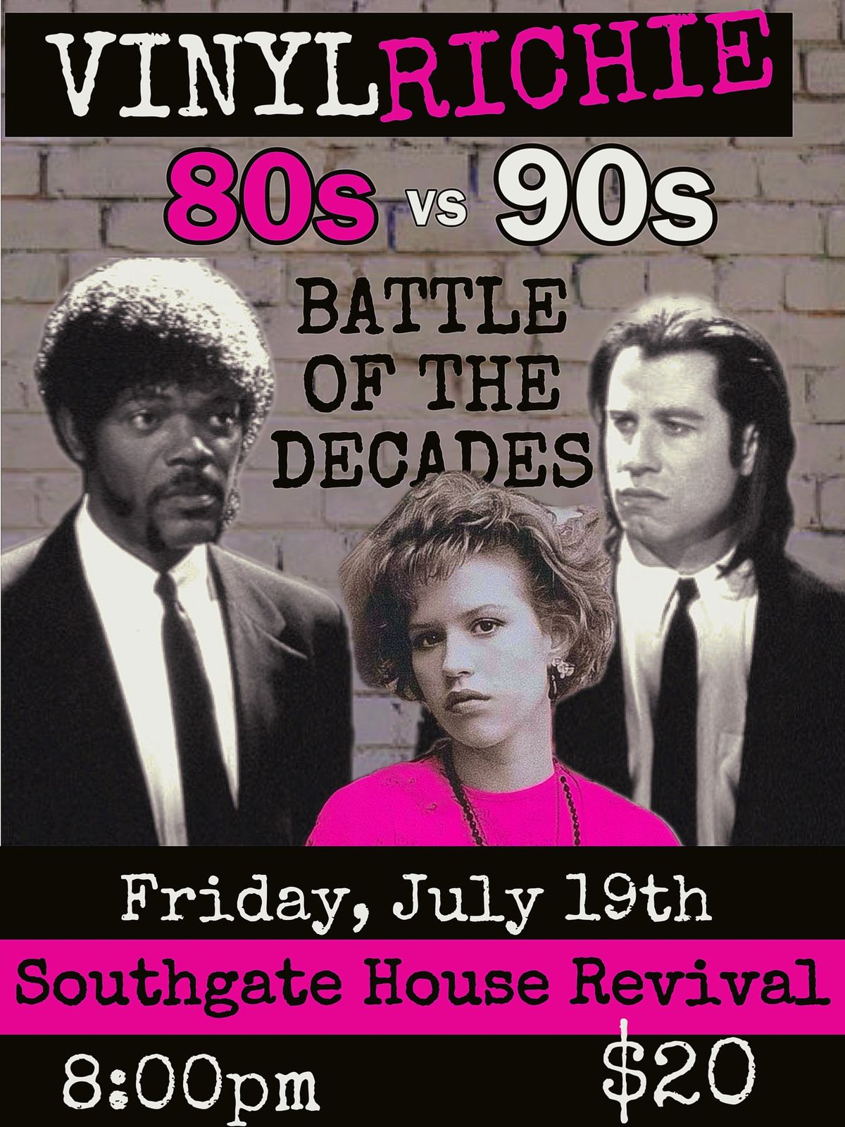 80s vs 90s: Battle of the Decades @ Southgate House Revival!