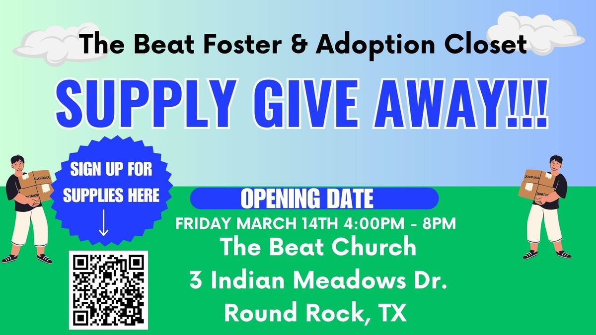 The Beat Foster & Adoption Supply Give Away!!!!