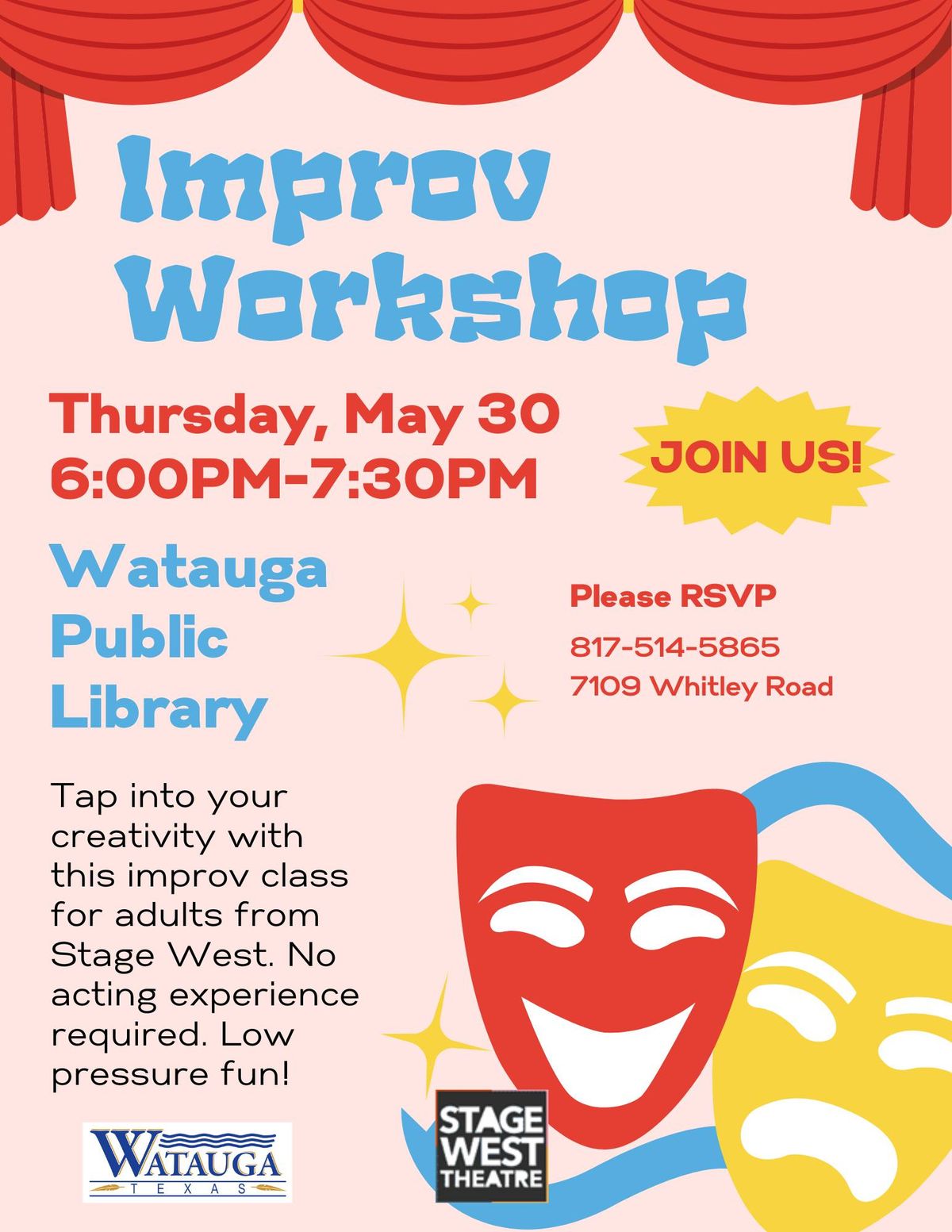 Improv Workshop for Adults