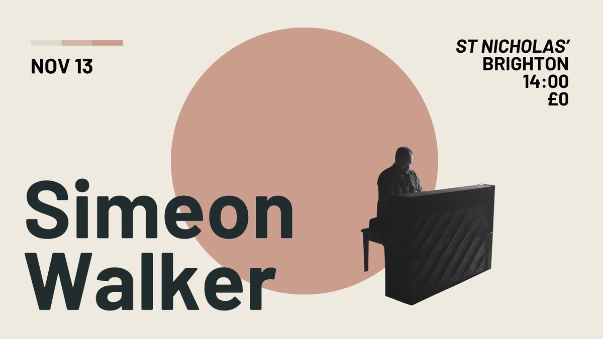 Simeon Walker - LIVE in Brighton