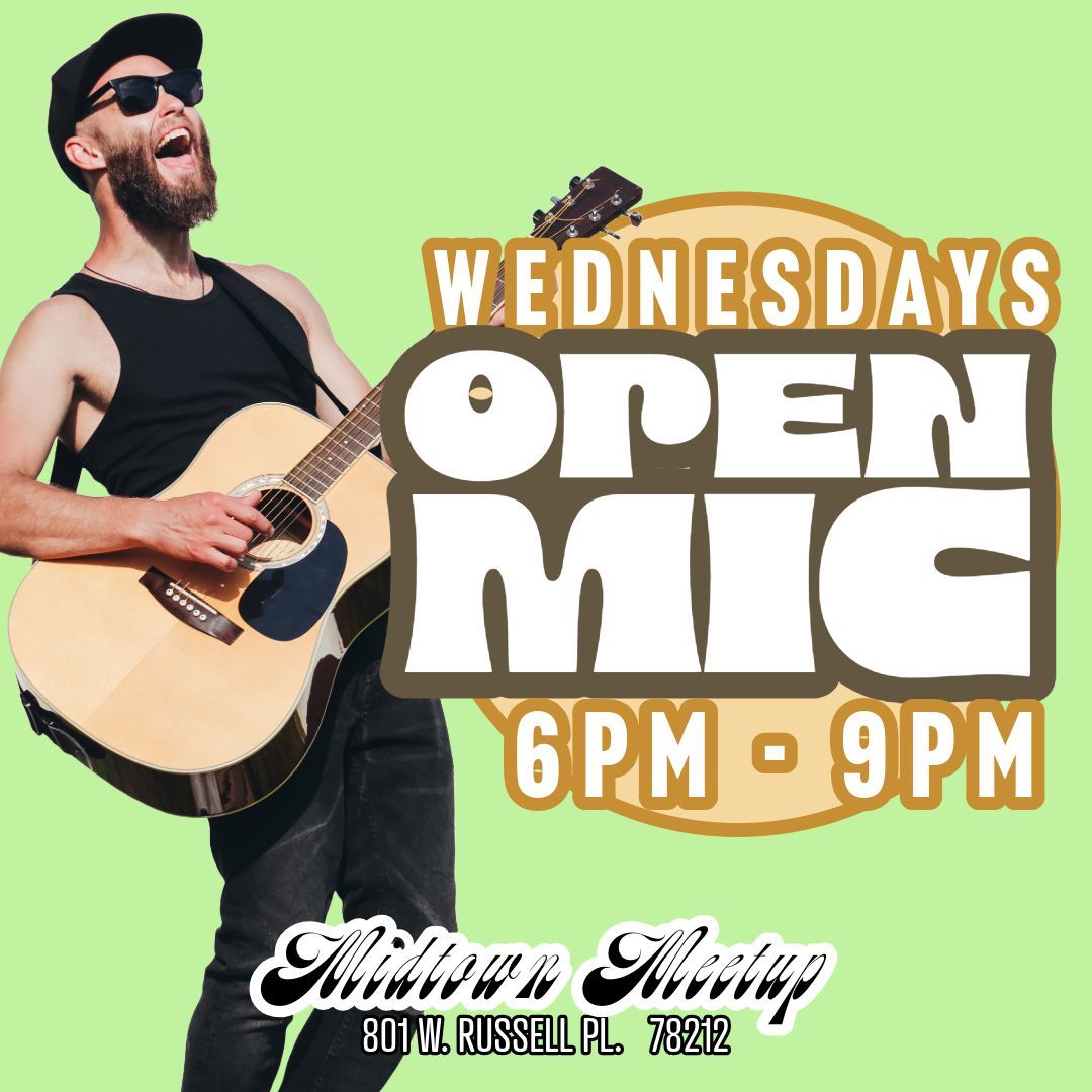 Open Mic with host Greg Bourbonnais