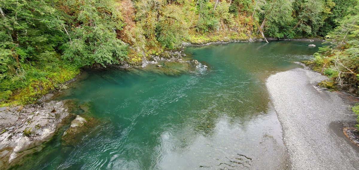 Hike West Elwha to Glines Canyon Overlook