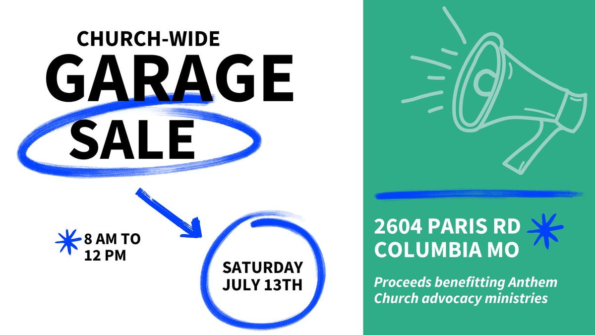 Church-Wide Garage Sale