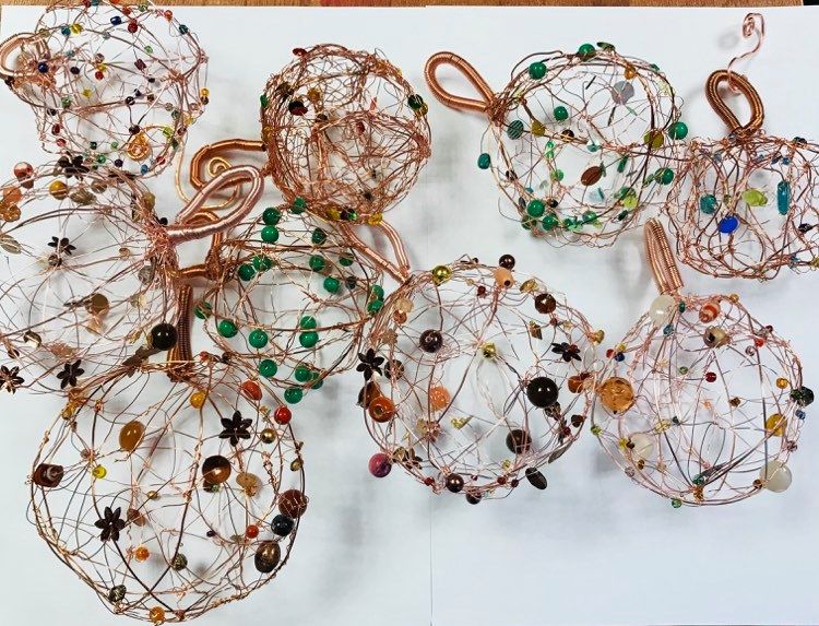 Copper Christmas Bauble Class