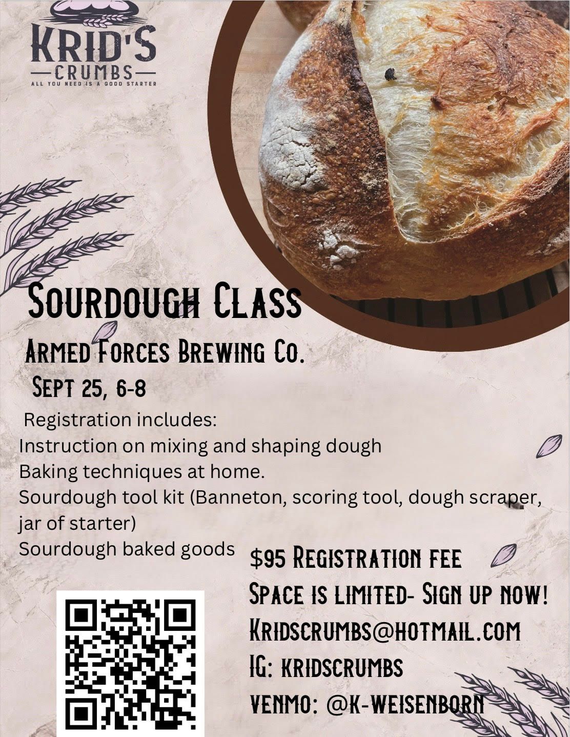 Sourdough Class with Krid's Crumbs