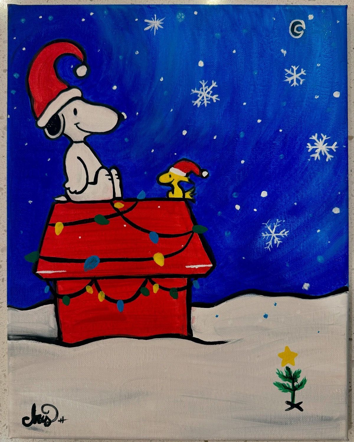 Snoopy Paint Night 11\/22 at 6pm