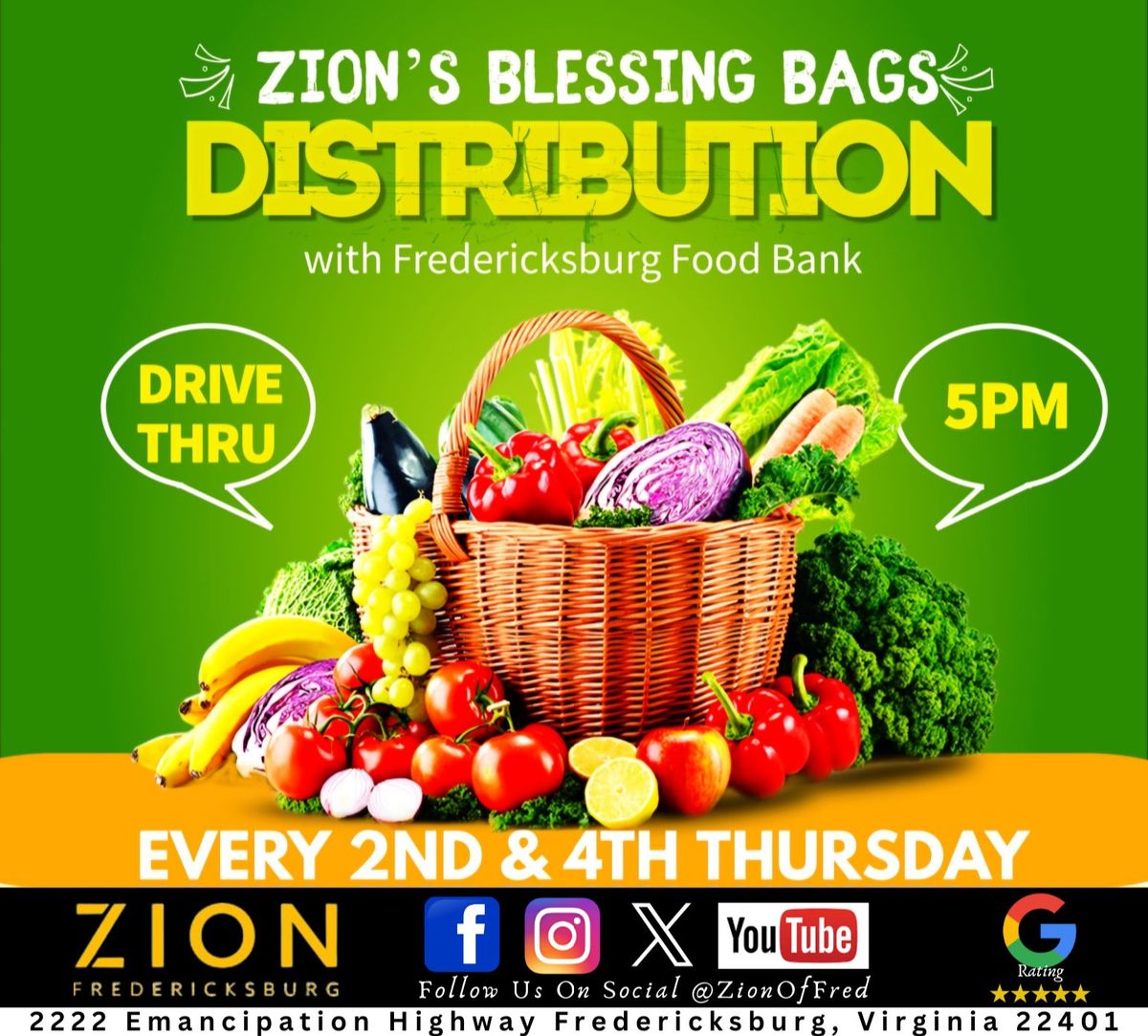 Zion's Blessing Bags Distribution