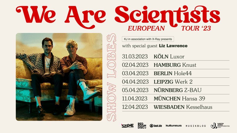 We Are Scientists \/\/ Hamburg (Neuer Termin!)