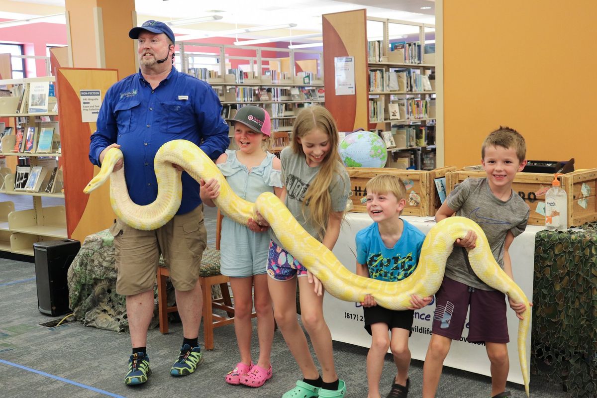 Wildlife On The Move Presents The Unhuggables at Lewisville Public Library (Lewisville, TX)