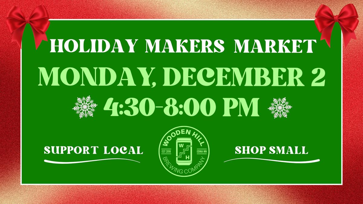 Holiday Market at Wooden Hill Brewing \u2744\ufe0f