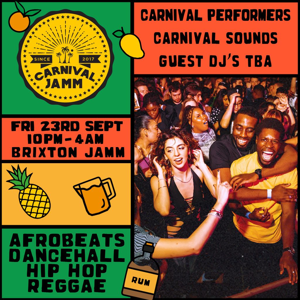 Jamm Summer Carnival: Afrobeats x Dancehall x Hip-Hop x Reggae