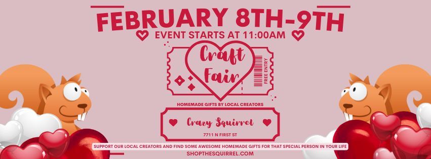 Crazy Squirrel Craft Fair