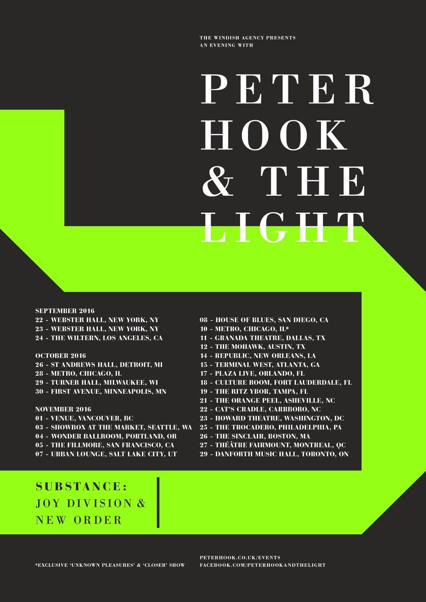 Peter Hook Glasgow Tickets