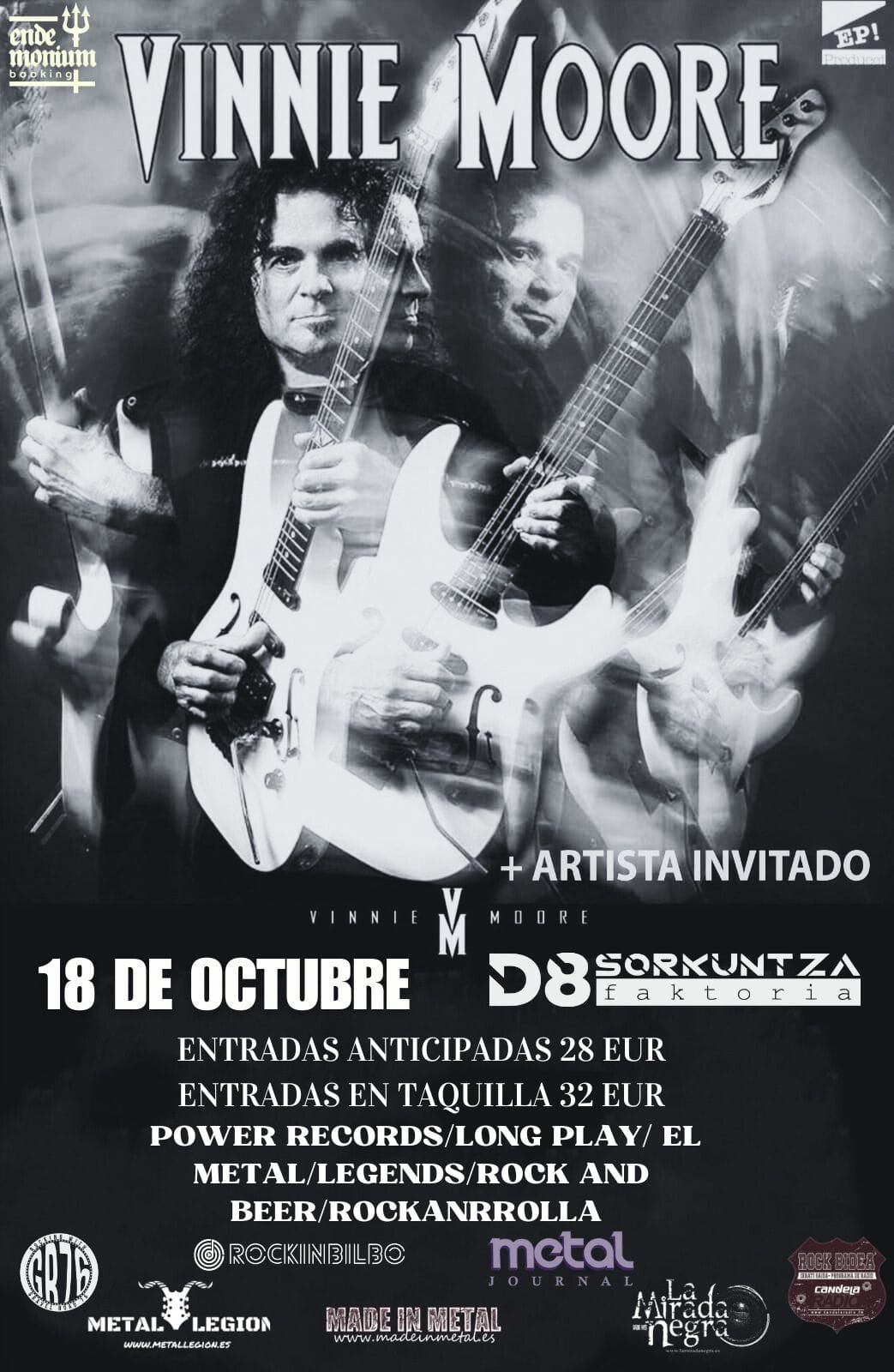 Vinnie Moore en Bilbao