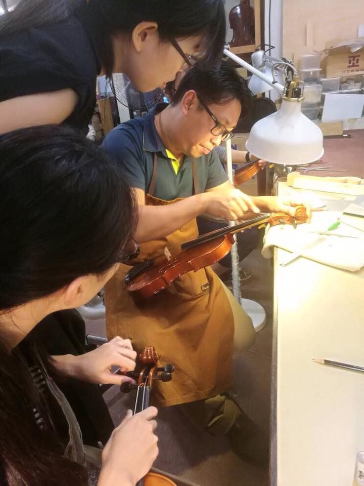 Violin SET UP, REPAIR and BOW REHAIR by Wong Perng Kien