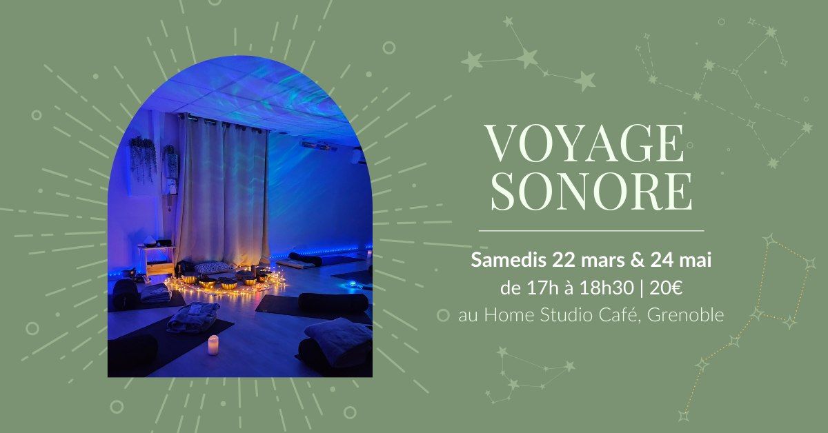 Voyage sonore | Home studio caf\u00e9, Grenoble