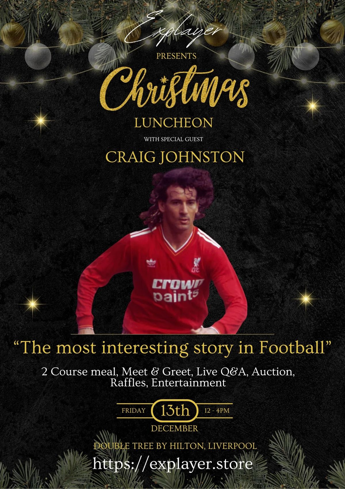 Christmas Luncheon with Craig Johnston