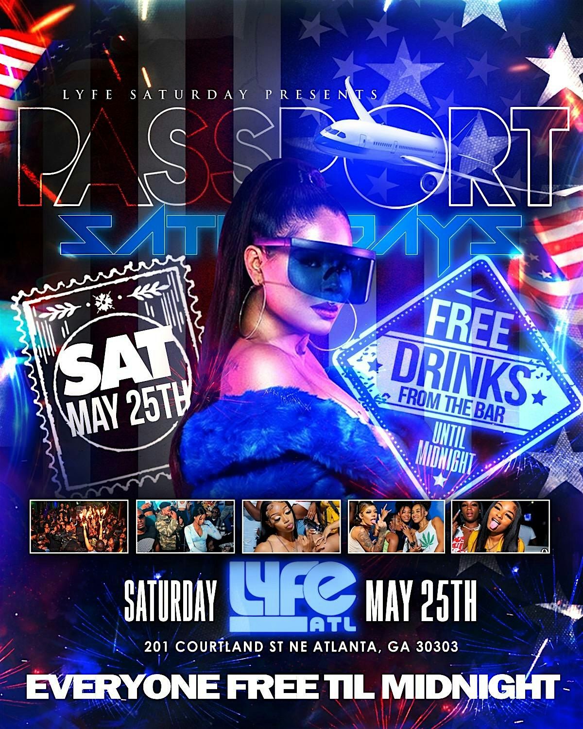 FREE DRINKS & FREE ENTRY AT  LYFE SATURDAY