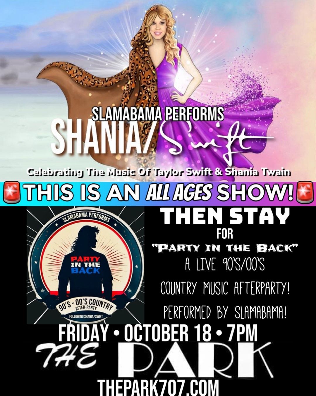 The Shania\/Swift Experience & 90's\/2000 Country Afterparty