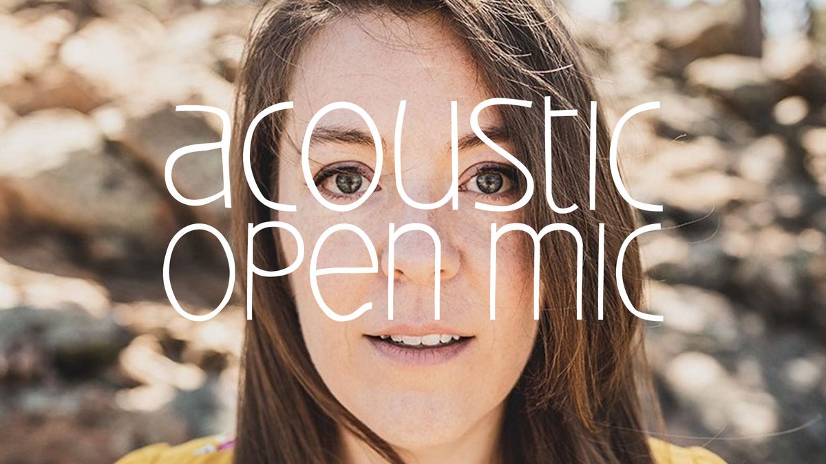 Acoustic Open Mic this week featuring Jen Howard