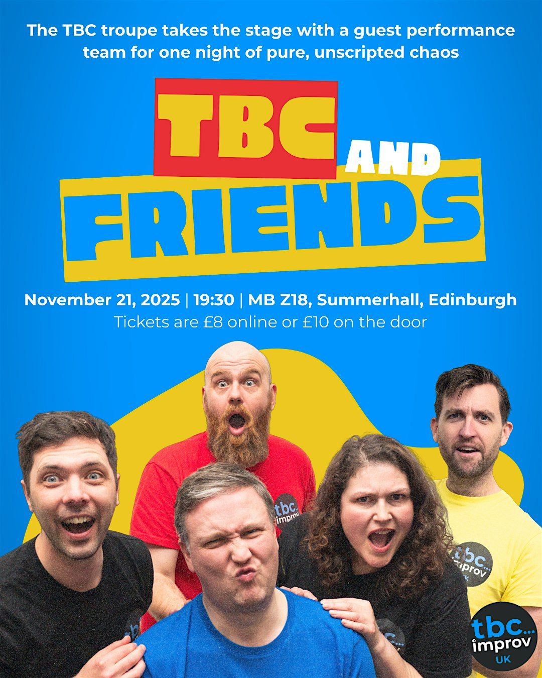 TBC & Friends: A night of improvised comedy