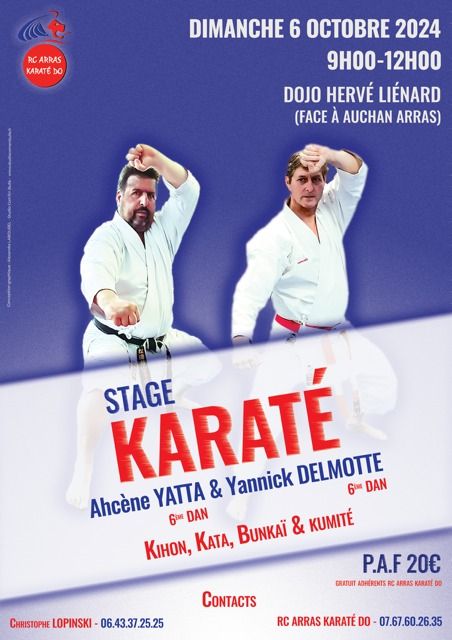 Stage de Karat\u00e9 tous niveaux - Arras