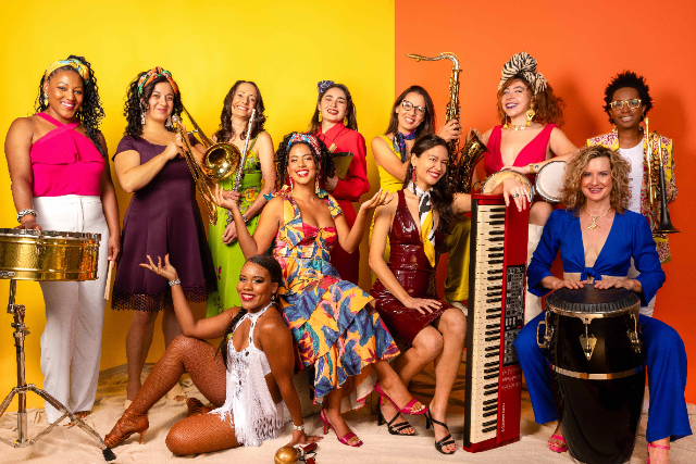 Lulada Club NYC's only all-women salsa orquestra