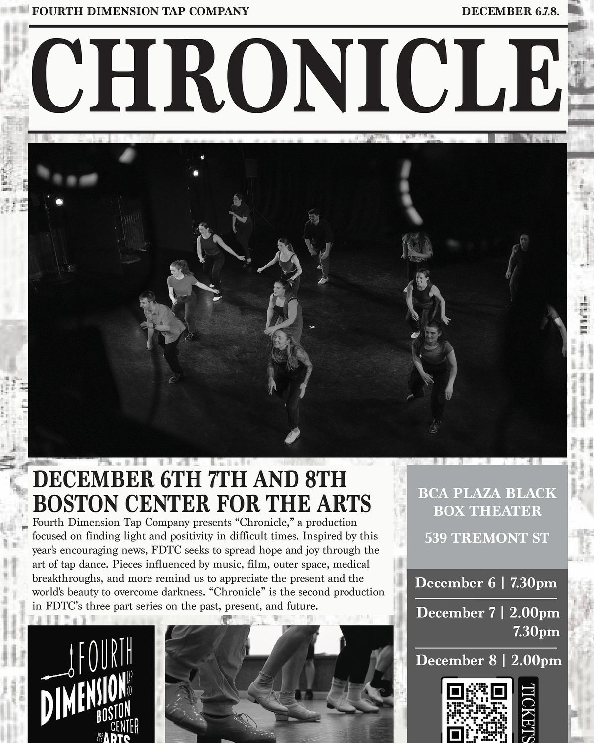 Fourth Dimension Tap Company Presents "CHRONICLE"