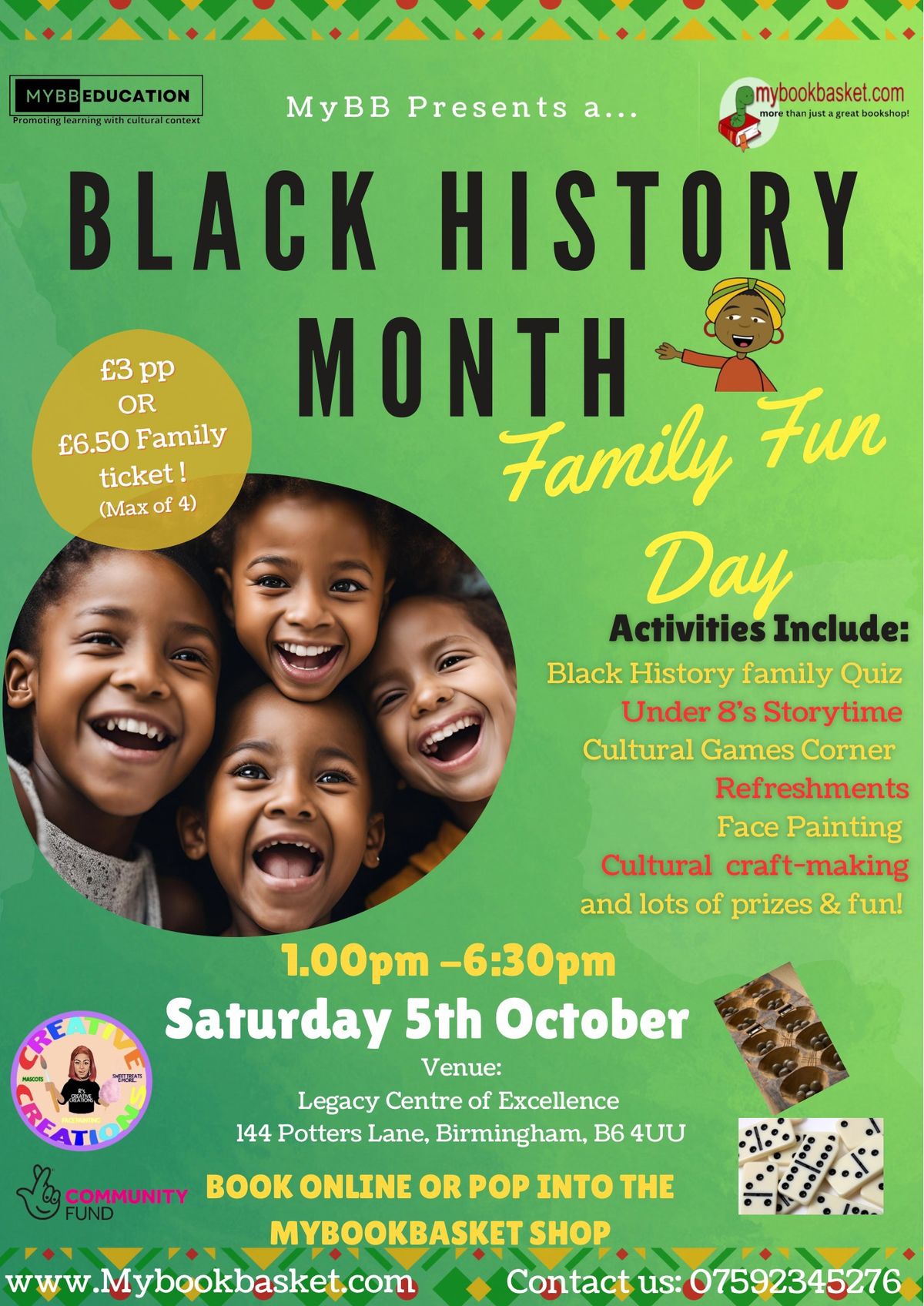 Black History Month Family Fun Day 