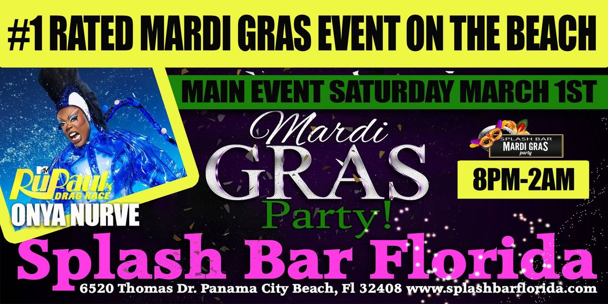 MARDI GRAS PCB MAIN EVENT SAT MARCH 1ST